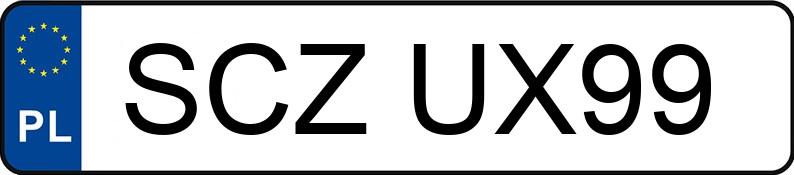 Numer rejestracyjny SCZ UX99 posiada RENAULT Megane 1.4 MR`99 Air - SCZUX99