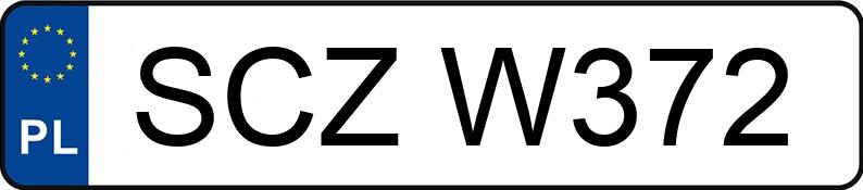 Numer rejestracyjny SCZ W372 posiada PEUGEOT 307 SW 2.0 HDI MR`02 E3 307 SW 2.0 HDI MR`02 E3 - SCZW372
