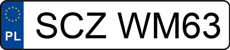 Numer rejestracyjny SCZ WM63 posiada BMW 323i Kat. E36 323i Kat. E36 - SCZWM63
