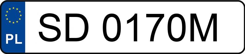 Numer rejestracyjny SD 0170M posiada TOYOTA Camry Hybrid MR`18 E6d Comfort - SD0170M