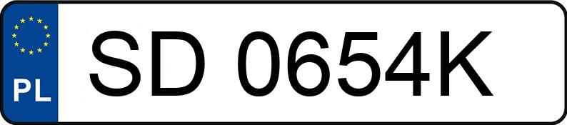 Numer rejestracyjny SD 0654K posiada BMW 320 - SD0654K