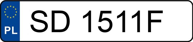 Numer rejestracyjny SD 1511F posiada FORD TRANSIT - SD1511F