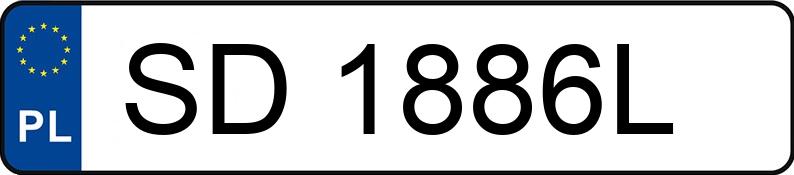 Numer rejestracyjny SD 1886L posiada MERCEDES-BENZ C 200 - SD1886L