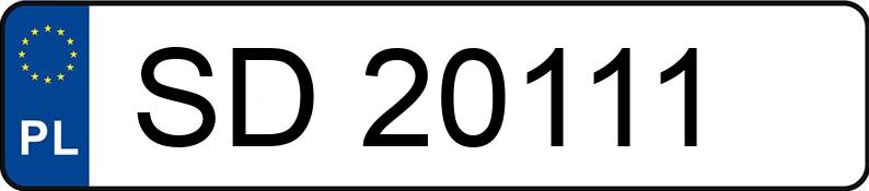 Numer rejestracyjny SD 20111 posiada MERCEDES-BENZ A 170 CDI - SD20111