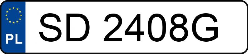 Numer rejestracyjny SD 2408G posiada BMW 328I XDRIVE - SD2408G