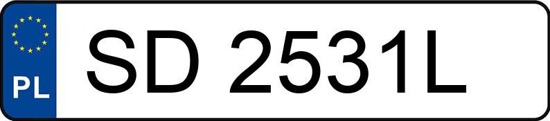 Numer rejestracyjny SD 2531L posiada RENAULT CLIO - SD2531L