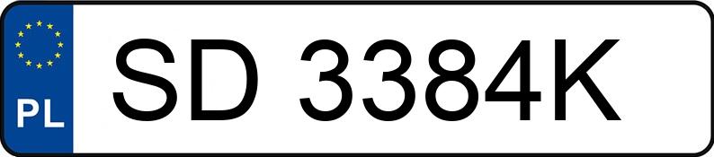 Numer rejestracyjny SD 3384K posiada SKODA FABIA - SD3384K Numer rejestracyjny SD 3384K posiada SKODA FABIA - SD3384K