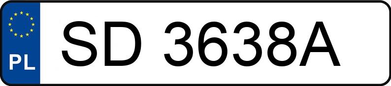 Numer rejestracyjny SD 3638A posiada CITROEN C3 - SD3638A