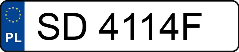 Numer rejestracyjny SD 4114F posiada LEXUS NX 300h 2.5 MR`14 E6 - SD4114F