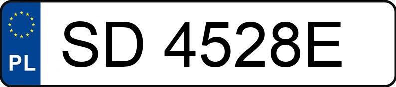 Numer rejestracyjny SD 4528E posiada SKODA FABIA - SD4528E