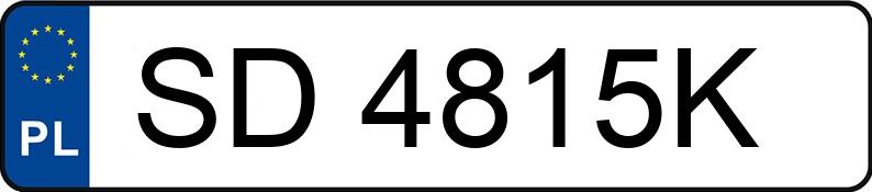 Numer rejestracyjny SD 4815K posiada OPEL ASTRA SPORT TOURER - SD4815K
