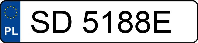 Numer rejestracyjny SD 5188E posiada SEAT Leon 1.8 MR`99 1M Sport Top Turbo - SD5188E Numer rejestracyjny SD 5188E posiada SEAT Leon 1.8 MR`99 1M Sport Top Turbo - SD5188E