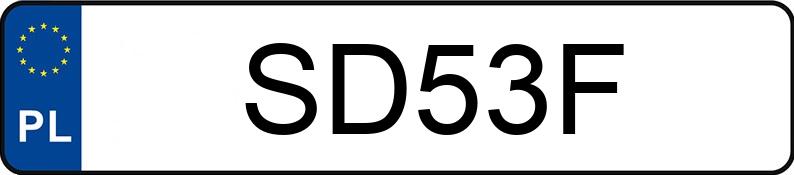 Numer rejestracyjny SD 53F posiada JAWA 50 - SD53F