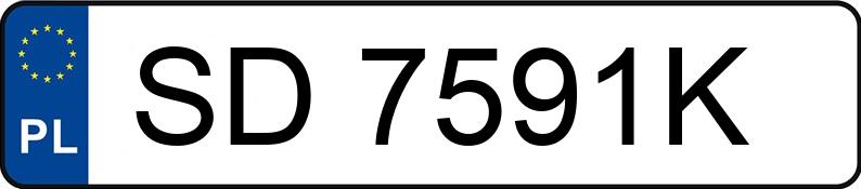 Numer rejestracyjny SD 7591K posiada OPEL CORSA - SD7591K