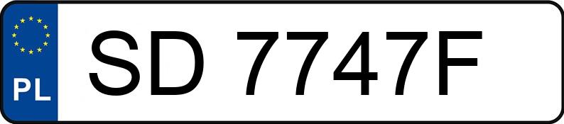 Numer rejestracyjny SD 7747F posiada SEAT CORDOBA - SD7747F