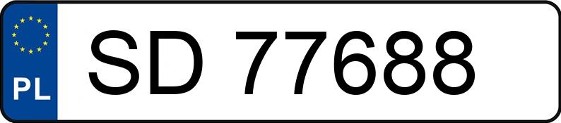 Numer rejestracyjny SD 77688 posiada VOLKSWAGEN GOLF - SD77688