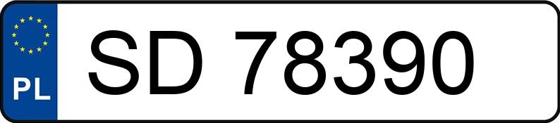 Numer rejestracyjny SD 78390 posiada SEAT IBIZA - SD78390