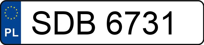 Numer rejestracyjny SDB 6731 posiada FSO Polonez - SDB6731 Numer rejestracyjny SDB 6731 posiada FSO Polonez - SDB6731