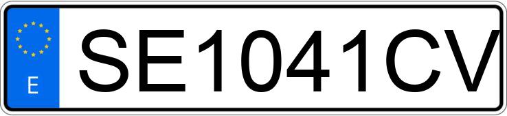 Numer rejestracyjny SE1041CV posiada SUZUKI VITARA