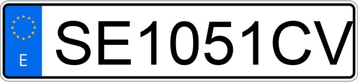 Numer rejestracyjny SE1051CV posiada OPEL VECTRA