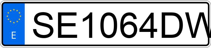 Numer rejestracyjny SE1064DW posiada SEAT INCA