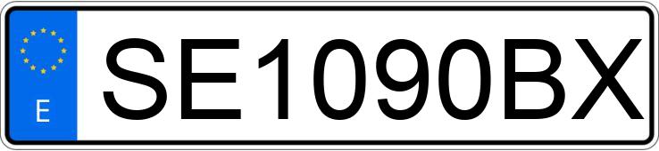 Numer rejestracyjny SE1090BX posiada AUDI COUPE