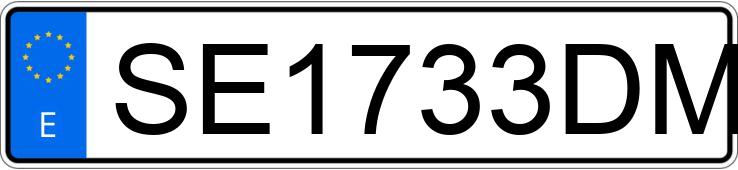 Numer rejestracyjny SE1733DM posiada BMW SERIE 3