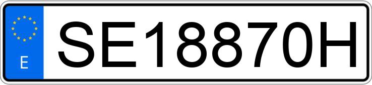 Numer rejestracyjny SE18870H posiada volkswagen passat