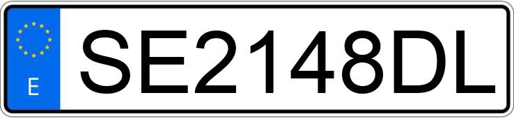 Numer rejestracyjny SE2148DL posiada VOLKSWAGEN GOLF