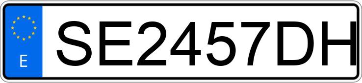 Numer rejestracyjny SE2457DH posiada MERCEDES 400 (140)