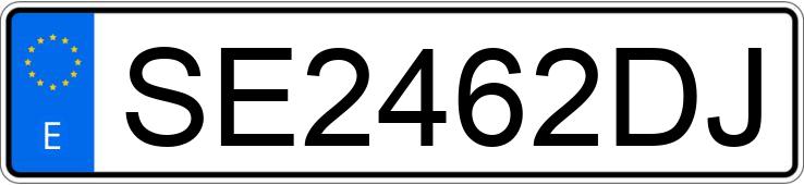 Numer rejestracyjny SE2462DJ posiada SEAT TOLEDO