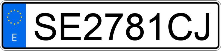 Numer rejestracyjny SE2781CJ posiada SUZUKI VITARA