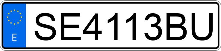 Il numero di registrazione SE4113BU ha FIAT CROMA