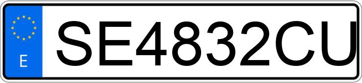 Numer rejestracyjny SE4832CU posiada MITSUBISHI MONTERO