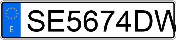 Numer rejestracyjny SE5674DW posiada SEAT CORDOBA Numer rejestracyjny SE5674DW posiada SEAT CORDOBA