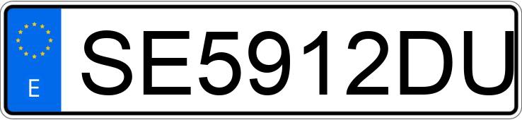 Numer rejestracyjny SE5912DU posiada SEAT IBIZA Numer rejestracyjny SE5912DU posiada SEAT IBIZA