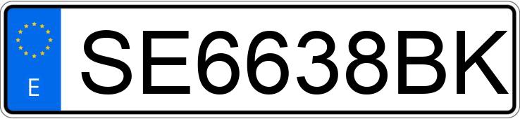 Numer rejestracyjny SE6638BK posiada HONDA VT 600 C