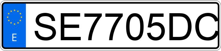Numer rejestracyjny SE7705DC posiada VOLKSWAGEN MULTIVAN ALLSTAR TDI