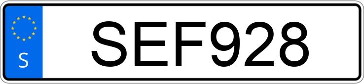 Numer rejestracyjny SEF928 posiada BMW M3 Coupé