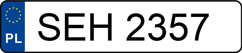 Numer rejestracyjny SEH 2357 posiada FSO-WARSZAWA POLONEZ 1.5 - SEH2357 Numer rejestracyjny SEH 2357 posiada FSO-WARSZAWA POLONEZ 1.5 - SEH2357