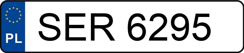 Numer rejestracyjny SER 6295 posiada SAM . - SER6295