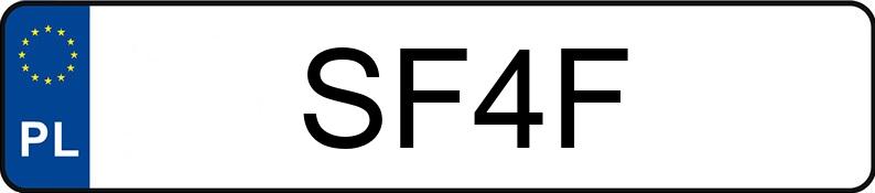 Numer rejestracyjny SF 4F posiada FORD Excursion 7.3 TD MR`99 XL - SF4F