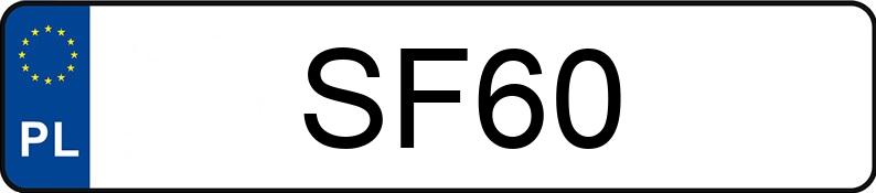 Numer rejestracyjny SF 60 posiada NISSAN 200 SX 2.0 Kat. Turbo - SF60