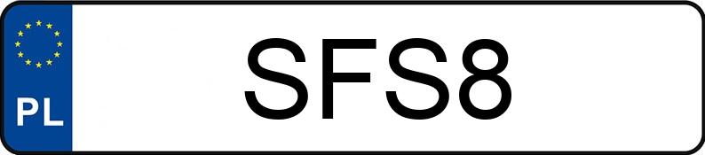 Numer rejestracyjny SFS 8 posiada DODGE CHALLENGER - SFS8