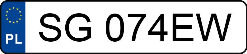 Numer rejestracyjny SG 074EW posiada BMW 420 Coupe Diesel MR`13 E5 F32 420 Coupe Diesel MR`13 E5 F32 - SG074EW