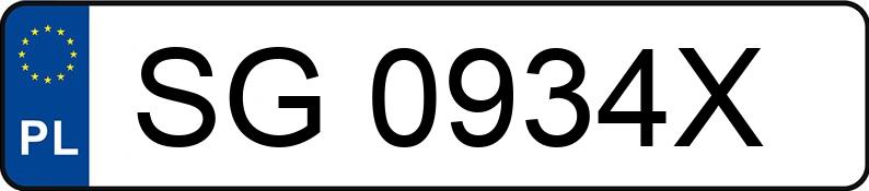 Numer rejestracyjny SG0934X posiada SKODA Octavia Ambition