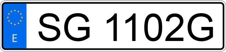 Numer rejestracyjny SG1102G posiada FORD ESCORT