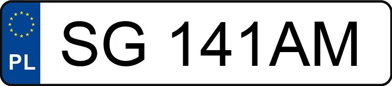 Numer rejestracyjny SG 141AM posiada OPEL ASTRA - SG141AM Numer rejestracyjny SG 141AM posiada OPEL ASTRA - SG141AM