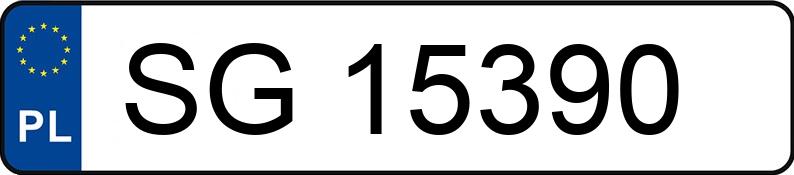 Numer rejestracyjny SG 15390 posiada FORD - SG15390 Numer rejestracyjny SG 15390 posiada FORD - SG15390