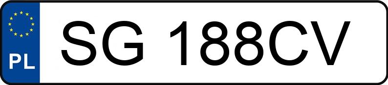 Numer rejestracyjny SG 188CV posiada OPEL ASTRA SPORTS TOURER - SG188CV Numer rejestracyjny SG 188CV posiada OPEL ASTRA SPORTS TOURER - SG188CV